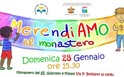 Domenica 28 Gennaio 2024: bimbi al Monastero con “Merendiamo”!